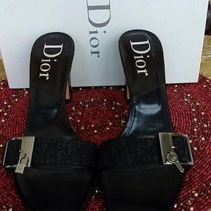 Authentic Dior Heeled Mule Sandal *NEW*